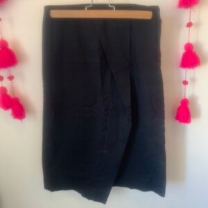 Marc by Marc Jacobs asymmetric diagonal pleat, lined skirt